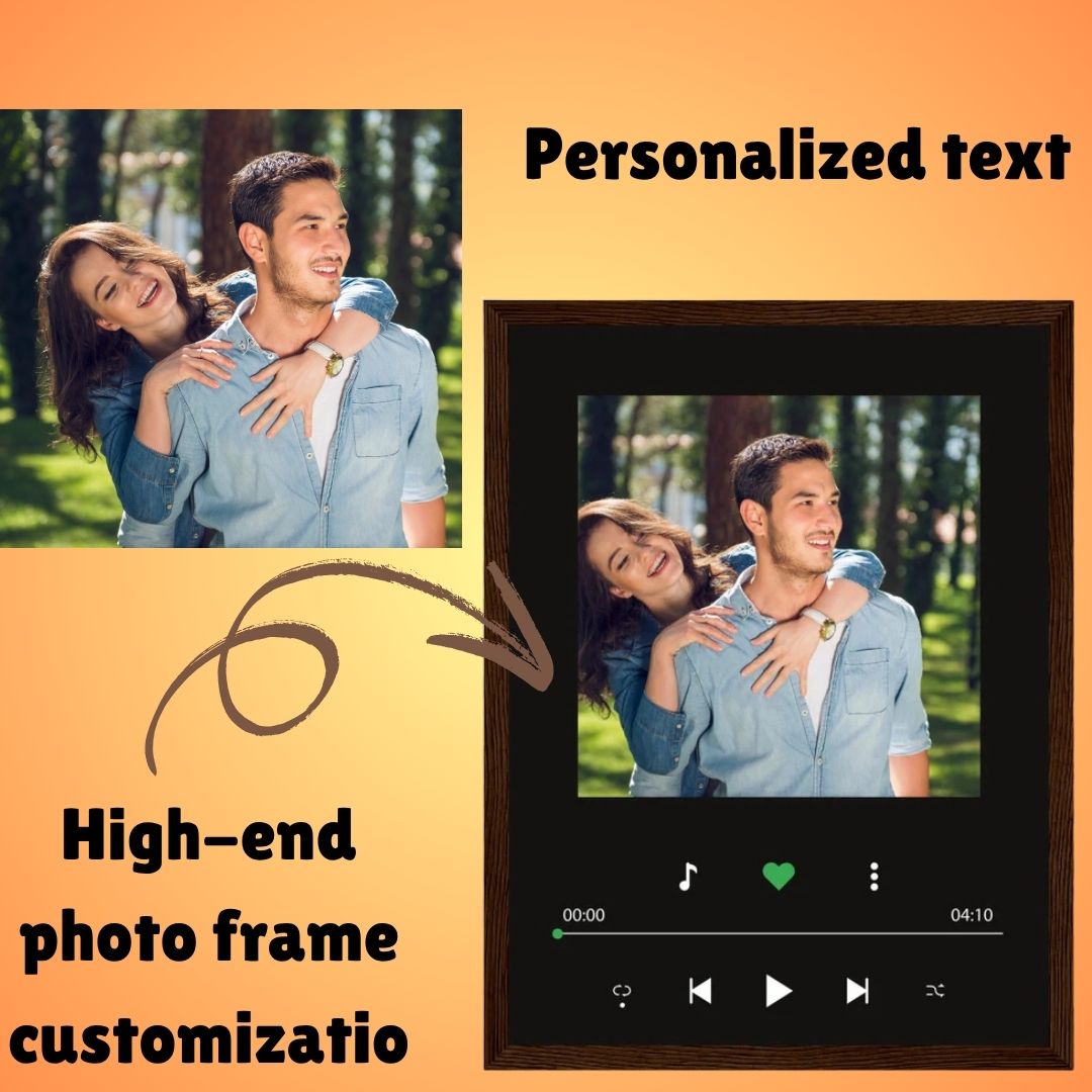 Personalized music couple mural